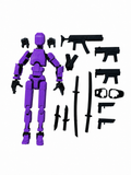 Robot articulat de jucarie Dummy R13, 16.5 cm lungime, printat 3D, Mov