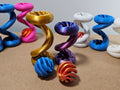 Spirală Fidget Decorativă 3D, Vârtej Anti-Stres cu Bilă Interioară Rotativă, Model Vortex
