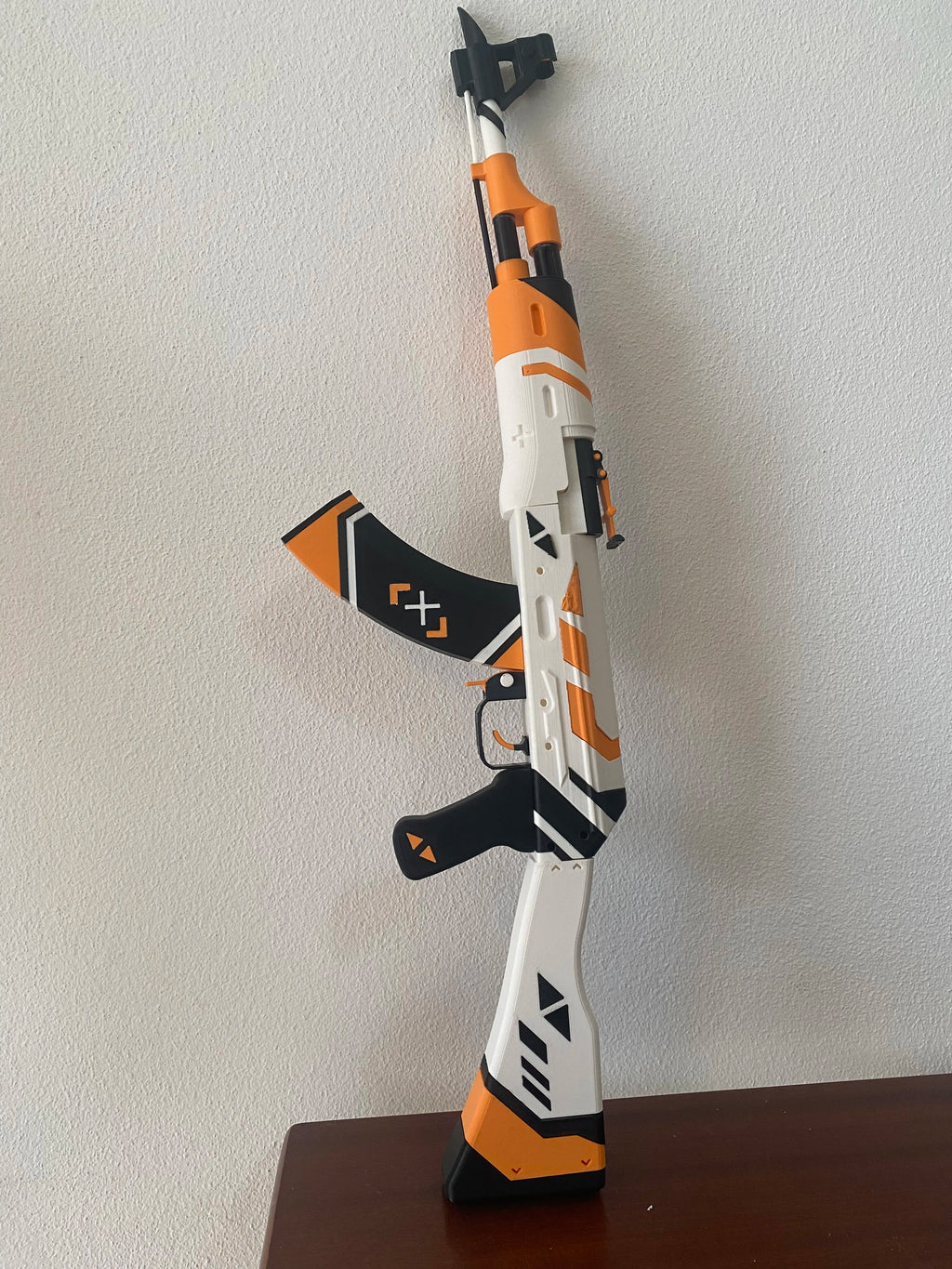 Pusca AK-47 Asiimov, 90cm, decorativa pentru colectie, Counter-Strike, CS2 / CS:GO
