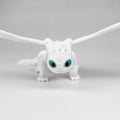 Figurina Dragon Light Fury 3D, Alb