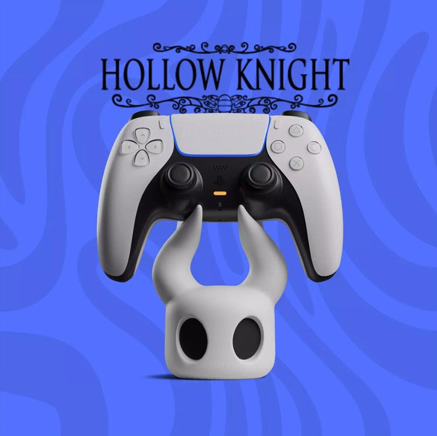 Suport Controller Hollow Knight - Stand Gaming PS5/PS4/Xbox | Design 3D Minimalist | Cadou pentru Gameri Pasionati (Printat 3D, Compatibil DualShock)